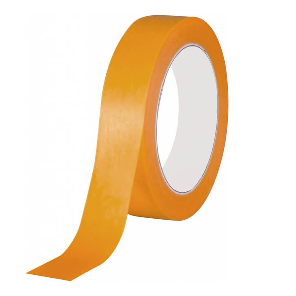 Professionele Afplaktape Goud 25mm x 50mtr voor alle verf