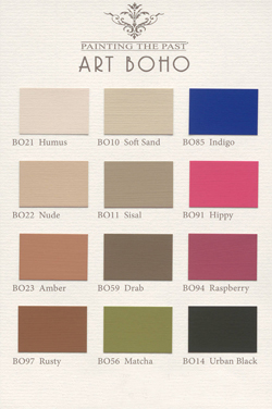 Kleurenkaart Art Boho
